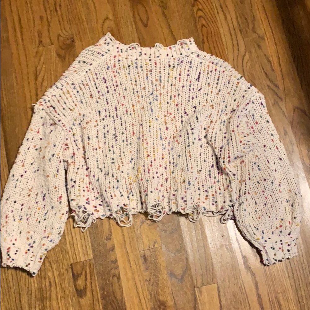 Cropped sweater